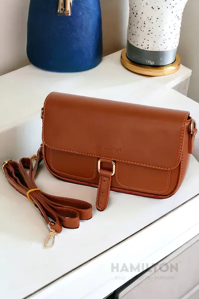 Orijinal Kadın Ayarlanabilen Askılı Toka Ve Şerit Detaylı Şık Küçük Omuz Ve Çapraz Kutu Çanta