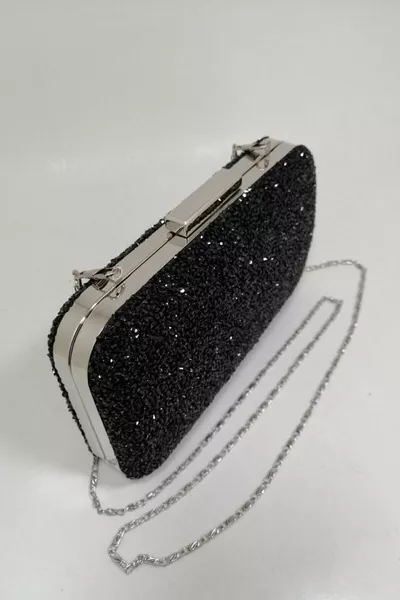 Yakamoz Borsa da Sera Nera da Donna con Pietre