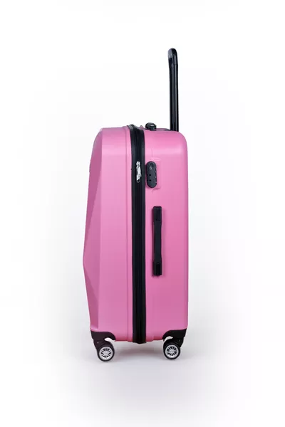 Valise Grande Taille Modèle Diamant Couleur Rose