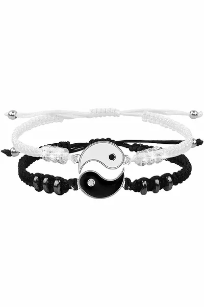 سوار الحبيب المزدوج القابل للتعديل يين يانغ (تصميم خاص)