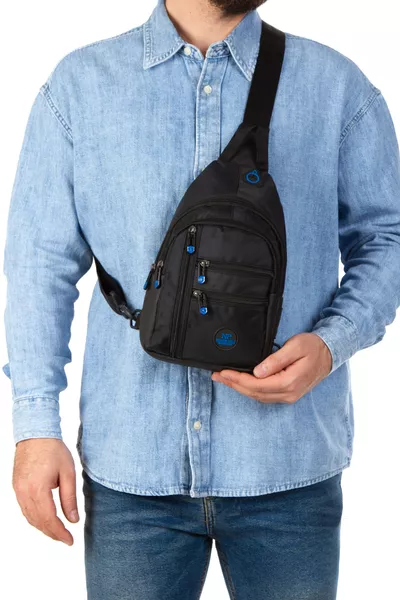 Unisex wasserdichte Kopfhörer, USB-Ausgang, Umhängetasche, Bauchtasche, Schulter- und Brusttasche, tägliche Bodybag