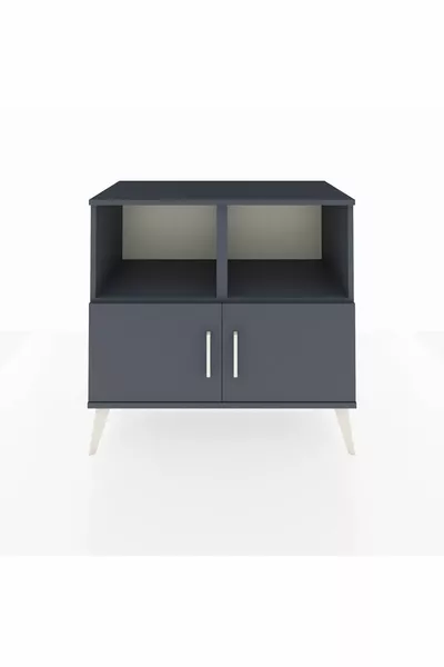 Hyperion Dressoir 2 Planken 2 Deuren Antraciet-Antraciet