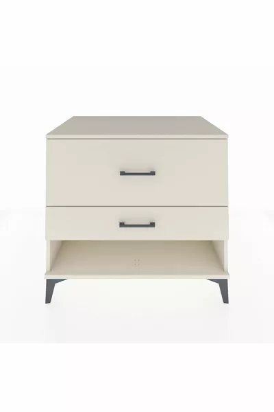 Cassettiera Kronos 2 Cassetti Pietra di Luna-Pietra di Luna