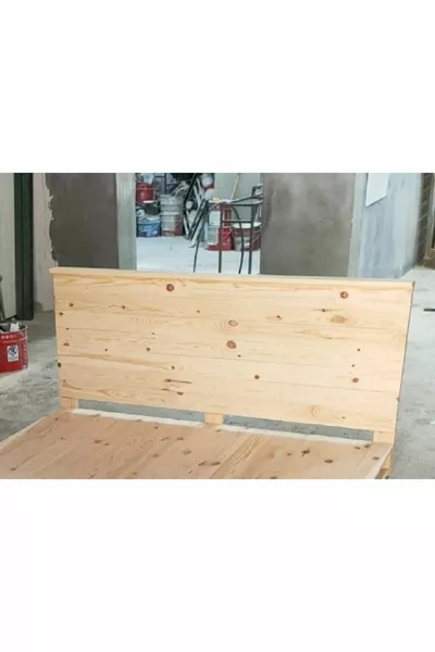 رأس سرير خشبي (نموذج مفرد متواصل)