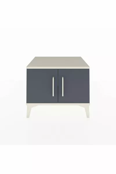 Hyperion Dressoir Enkelvoudig Rek 2 Deuren Maansteen-Antraciet