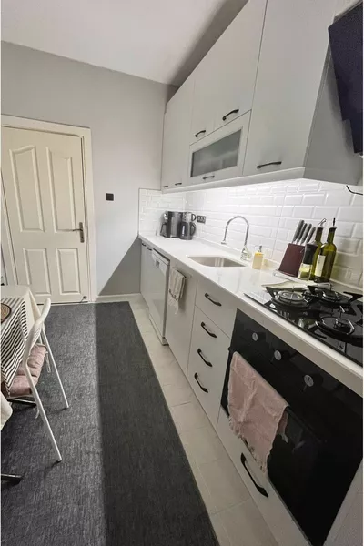 Keukenkast Werkblad Boven 5 Meter Witte LED Strip Licht Aan-Uit Knop