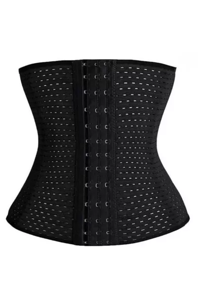 Corset post-partum noir pour femme