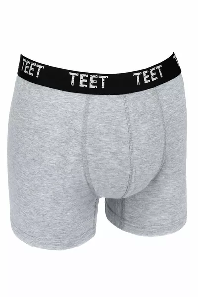 Heren Boxer Premium Set van 5 Katoenen Lycra Effen Kleur Volledig Patroon