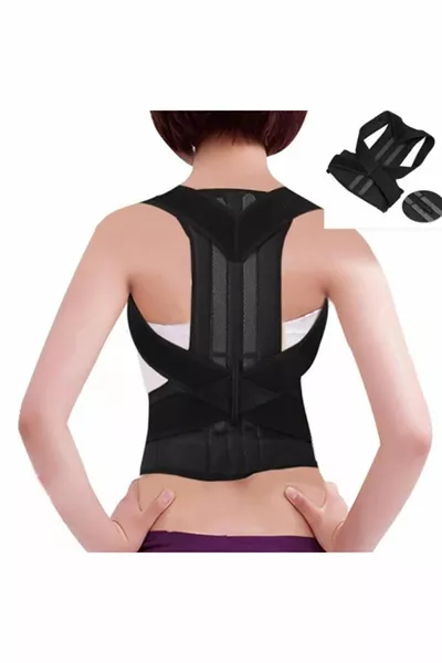 Corset de posture redressante, correcteur de posture, préventif contre la bosse, avec baleines doubles, soutien du dos et de la taille pour femmes et hommes