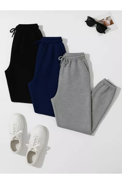 Children's Sweatpants Color 3: Black, Gray, Navy