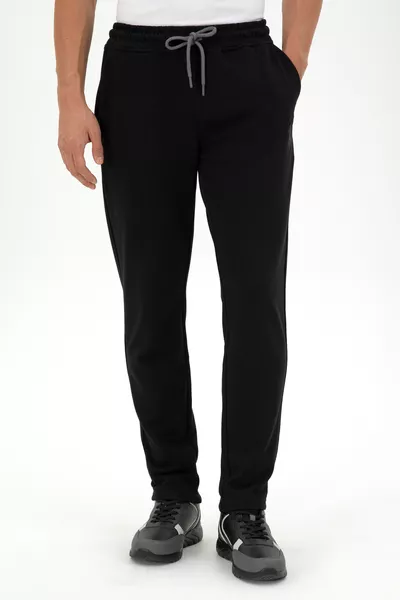 بنطال رياضي رجالي أسود 