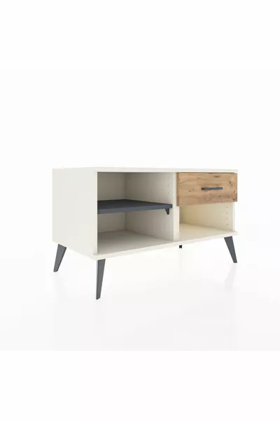 Hyperion Dressoir Enkel Rek En Lade Ahaat-Antraciet/Den