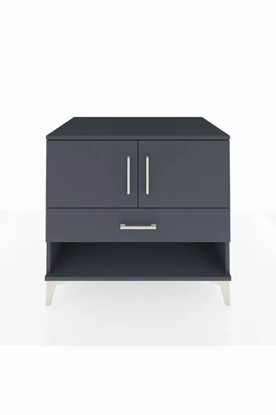 خزانة كرونوس ذات درج واحد ورفين وغطاءين أنترسايت-أنترسايت