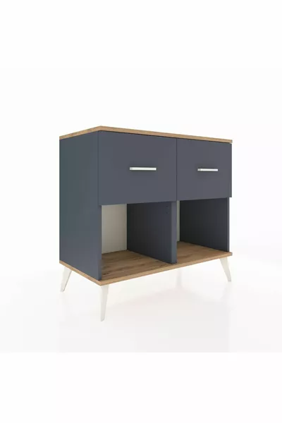 خزانة هايبريون بدرجين أنترسايت-صنوبر/أنترسايت