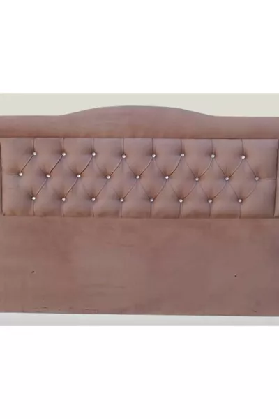 Başlık  DK Çift Kişilik 'lık Tay Tüyü Tarçın Kumş Dolgun Kapitone El Yapı