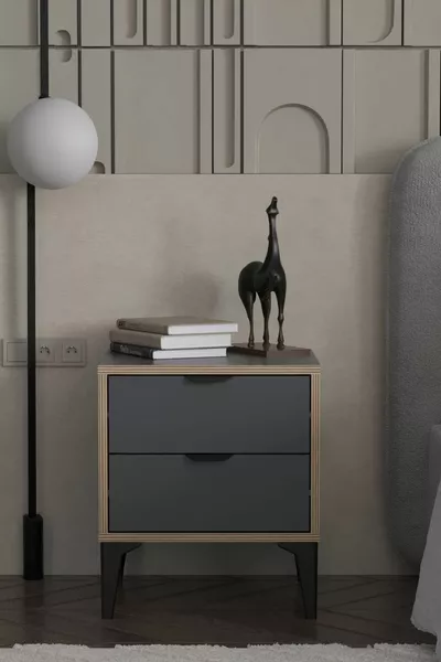 Table de chevet Arden à 2 tiroirs