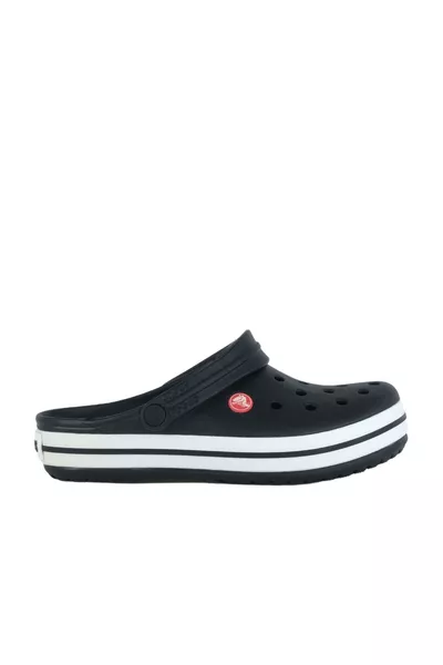 Claquettes Crocband Unisexe Noires