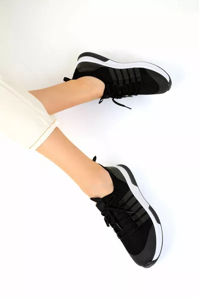 Siyah Kadın Sneaker 