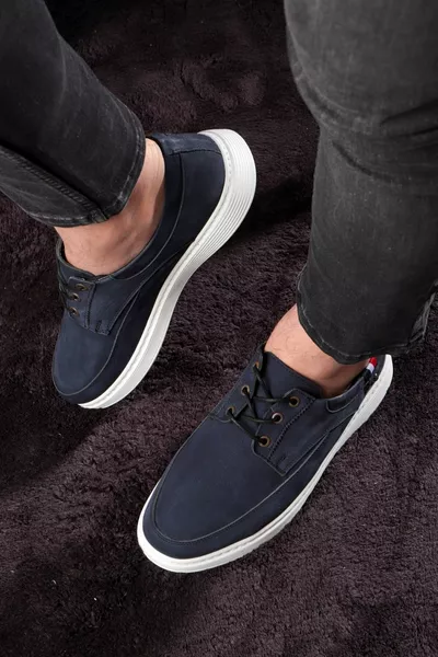 Chaussures quotidiennes pour hommes en cuir véritable, chaussures d'été, chaussures légères