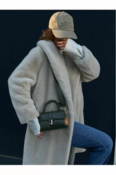 بولا نموذج الكاكي المرأة حقيبة اليد والكتف