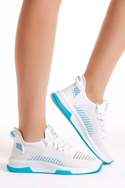 للجنسين حذاء رياضي أزرق أبيض Tbqnl
