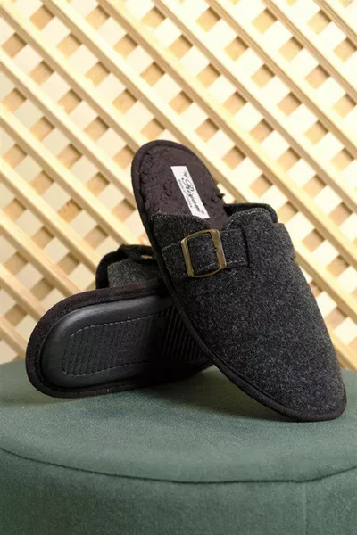 Пантофи от филцова тъкан за мъже младоженец