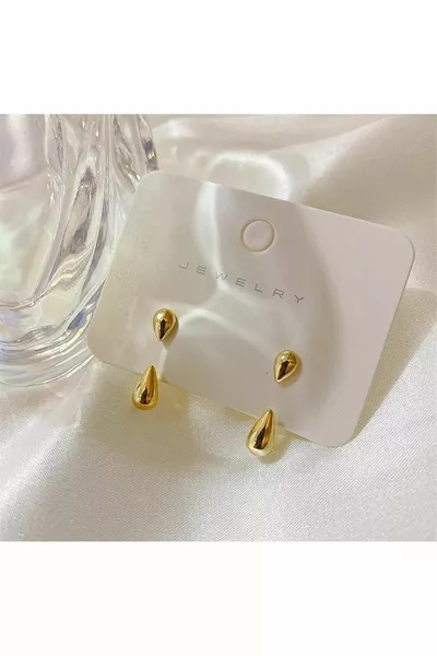 Orecchini in acciaio alla moda - Anti-appannamento, anti-allergico - Nuova moda placcato oro