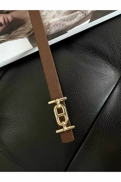 Ceinture fine avec boucle dorée, ceinture de pantalon, ceinture de chemise, ceinture de veste