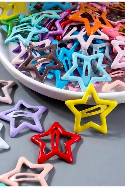 طقم إبزيم سناب ستار 6 قطع