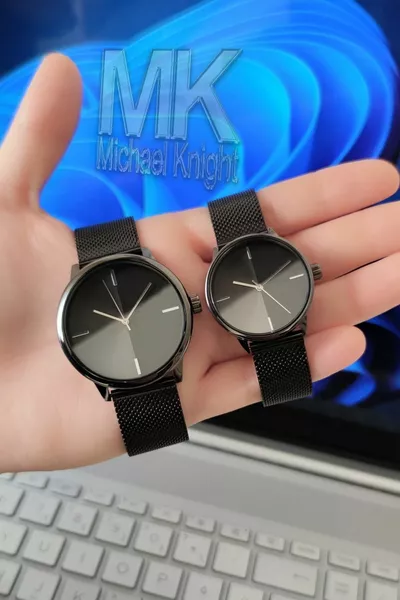 Дорогие двойные наручные часы 2 шт. Часы в специальной коробке