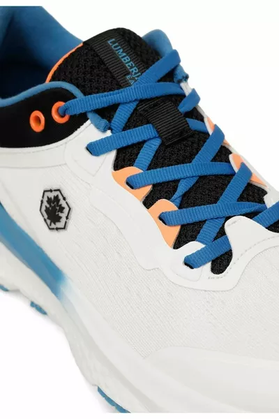 МУЖСКИЕ БЕЛЫЕ SAKS СИНИЙ ЦВЕТ ПЕНЫ С ЭФФЕКТОМ ПАМЯТИ ПОДОШВА ПОВСЕДНЕВНЫЕ КРОССОВКИ MABEL