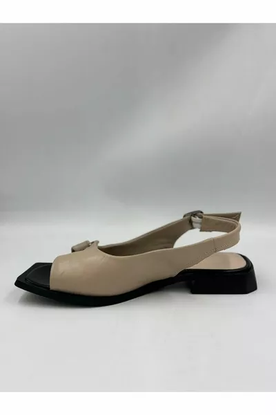 CHAUSSURES D’ÉTÉ EN CUIR VÉRITABLE POUR FEMMES