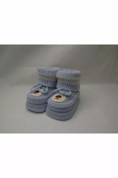 BOTTINES BÉBÉ BLEU HÔTEL BOUCLE