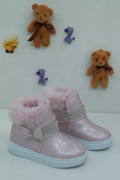Unisexe Enfants Chaussures D’hiver Imperméable Enfants Bottes D’hiver Chaud Chaussures D’hiver