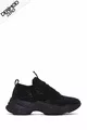 Zero Women's Black Lace-Up Stone Sneaker 