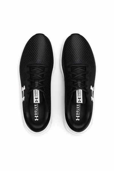 Schwarz-Weiß Herren Laufschuhe  UA Charged Pursuit 3