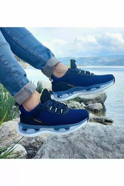  Marineblauwe kleur Air Sole Fuspet herensneakers