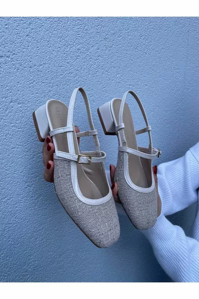 دينيسا تويد النسيج البيج الباليه الشقق