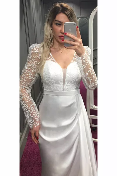 فستان سهرة طويل