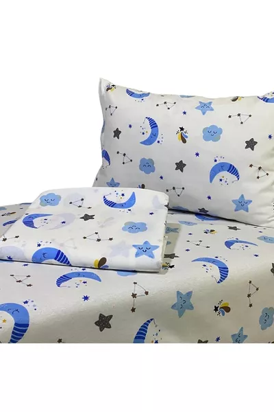 Zippered Baby Duvet Cover Set