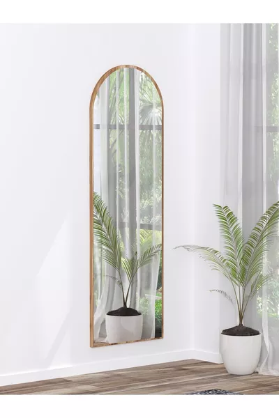 Noyer Entrée Couloir Console Mur Salon Salle de bain WC Bureau Chambre Miroir Hauteur cm