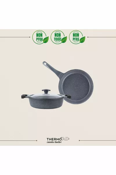 | Cookware Set | Graneu Series | 3 Pieces | Grey