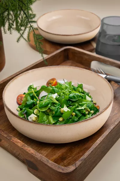 Moderna 2-delige  cm diepe schaal kaneel