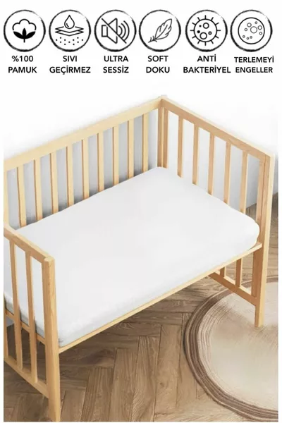 BABY % хлопковый водонепроницаемый натяжной защитный наматрасник для кроватки и детской кровати