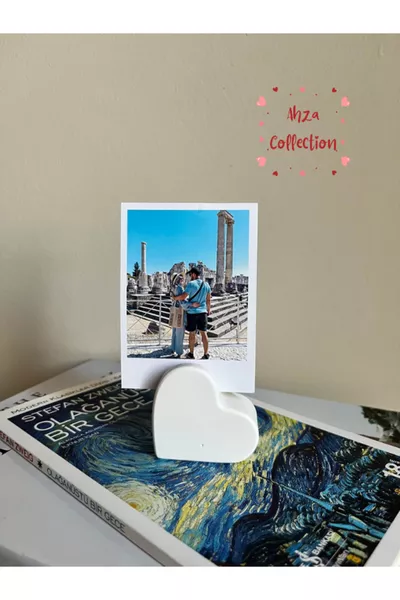 Heart-Shaped Memo, Photo and Card Holder, Note Holder Wedding Name Holder, Heart-Shaped Card Holder