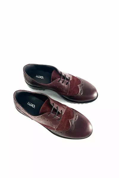 ECHTES LEDER DAMEN LOAFER BURGUNDERROTES WILDLEDER-BURGUNDERROTES LEDER