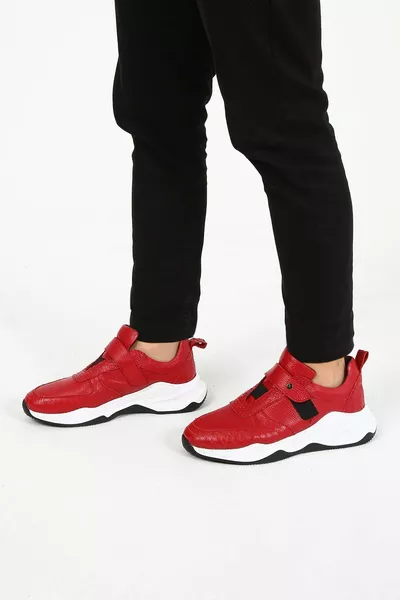 كاسيدو حذاء رجالي أحمر 