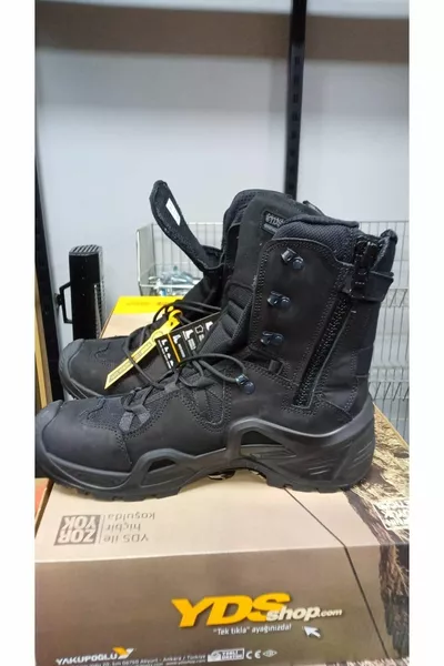 أستور حذاء عسكري أسود بسحاب رقم 