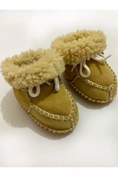 Leather Baby Booties
