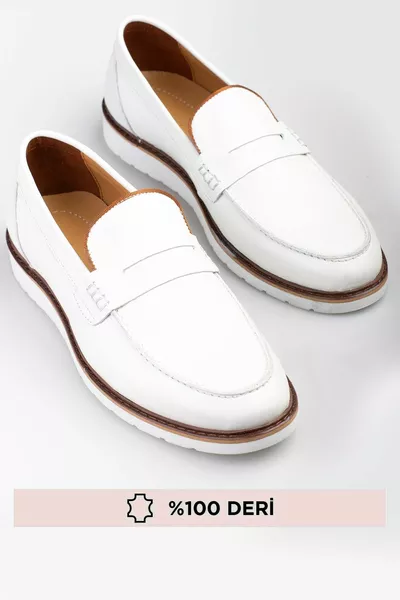 جلد طبيعي ، نموذج Loafer ، 7 ألوان ، أحذية جلدية رجالية